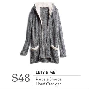 Lety & Me Sherpa Lined Cardigan - Price firm